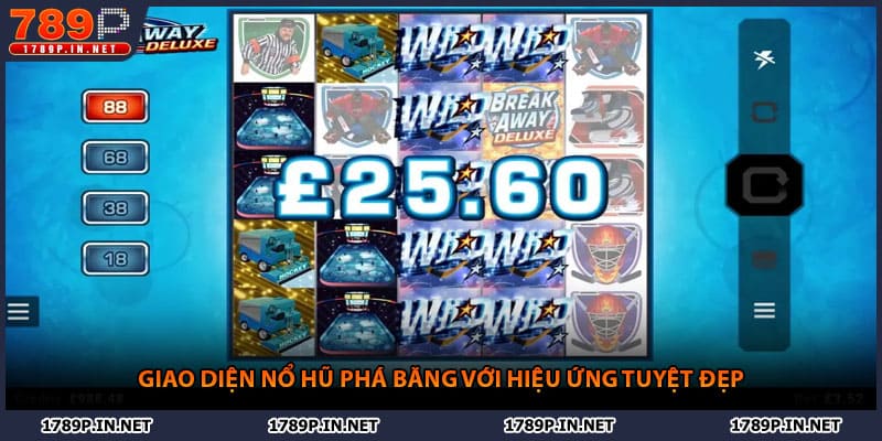 Giao diện nổ hũ phá băng với hiệu ứng tuyệt đẹp